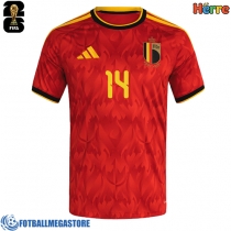 Fotballdrakt Herre Belgia Dodi Lukebakio #14 Hjemmedrakt VM 2026 Kortermet